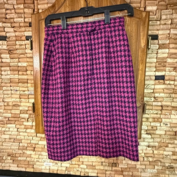 Vintage Bijou Fashions Made in Hong Kong tweed two piece jacket/skirt sz S chic - Picture 7 of 10